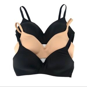CALVIN KLEIN Bundle of 3 Lightly Lined T-Shirt Bra
